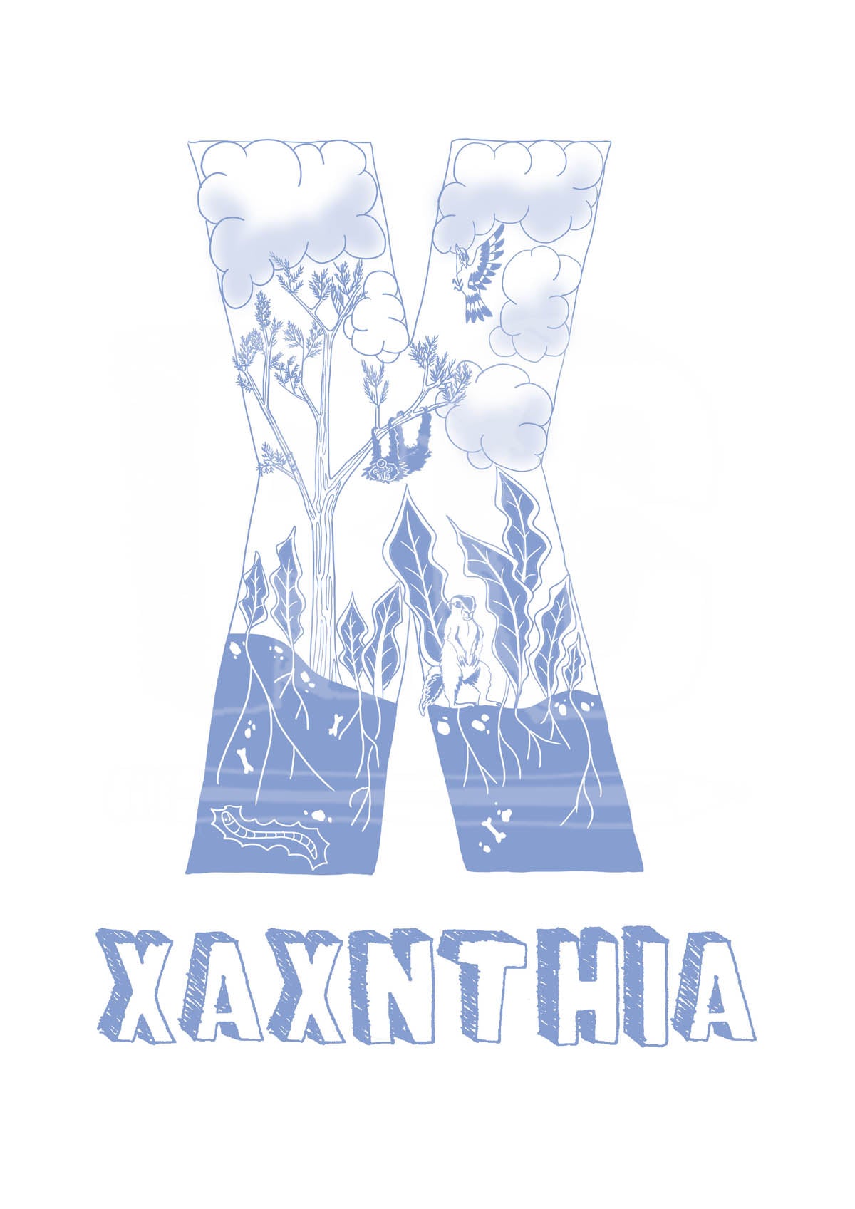 X - SINGLE LETTER & NAME