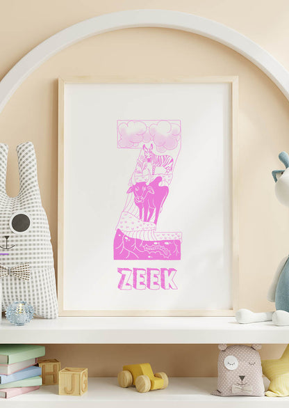 Z - SINGLE LETTER & NAME